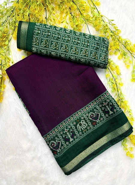 Tew Soft Bleck Dola Silk With Kalamkari Design Sarees Wholesalers In Delhi